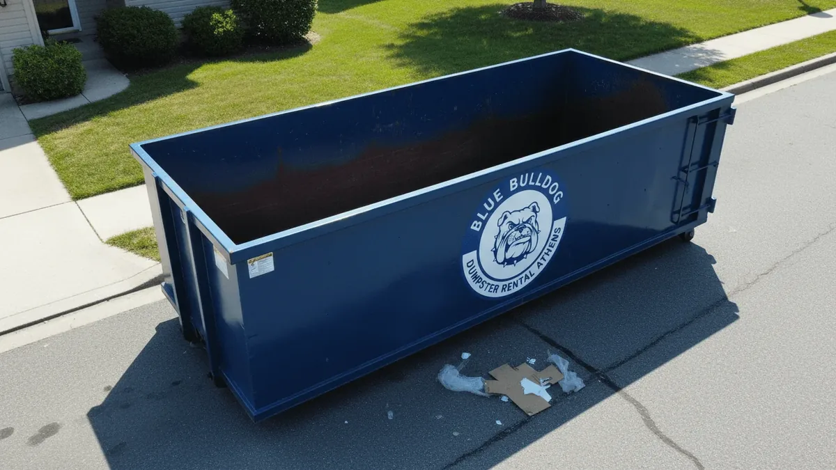 Estate Cleanout Dumpsters in Athens, AL &mdash; Blue Bulldog Dumpster Rental Athens