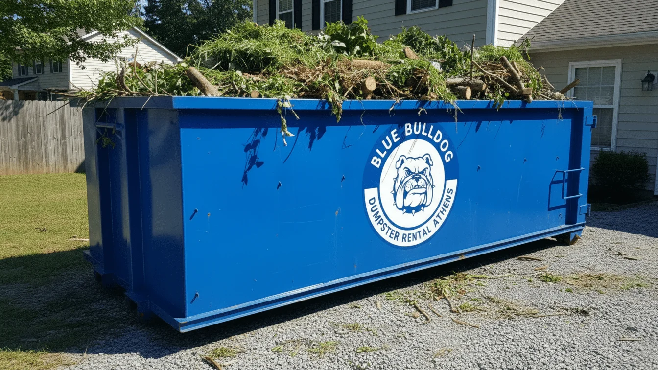 Yard Waste Dumpster Rental Athens-img